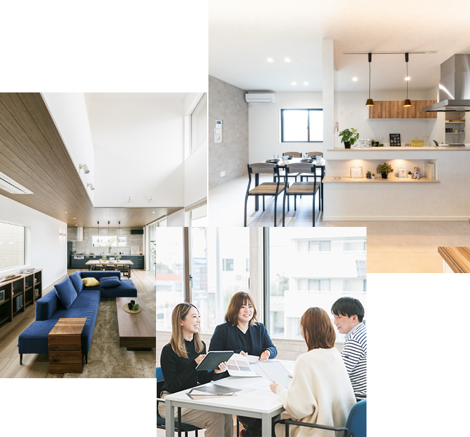 モデルハウスの内観